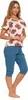 Pigiama Donna Due Pezzi Moray Manica Corta Pantaloni Anteprima dell’immagine prodotto 3