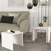Skye Decor, Zariel - White, Satztisch (3-teilig), Weiß, Produktbild-Vorschau 3