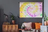 MuchoWow® Wandteppich Wandbehang Sommer - Krawattenfärbung Produktbild-Vorschau 5