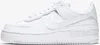 A white Nike Air Force 1 Shadow sneaker is shown from the side against a white background. Produktbild-Vorschau