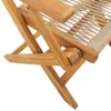 3-tlg. Bistro-Set Beige Polypropylen und Massivholz Produktbild-Vorschau 11