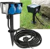 ChiliTec Gartensteckdose mit Zeitschaltuhr, IP44 Produktbild-Vorschau 1