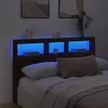 vidaXL Tête de lit LED avec étagère, aspect chêne brun Voir les images du produit 4