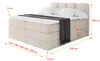 ALTDECOR Boxspringbett - H3/H4 Matratze und Topper - NINA Produktbild-Vorschau 4