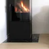 Elegantes Marmormuster – Glasbodenplatte für – Kaminofen – Produktbild-Vorschau 3