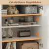Sideboard mit 2 Türen und 2 Schubladen, Hochglanz-Kommode, Produktbild-Vorschau 4