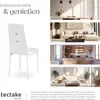 tectake® Set Esszimmerstuhl Julien gepolstert mit Produktbild-Vorschau 6