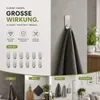 12 Edelstahl Handtuchhaken Klebehaken Wandhaken Bad Küche Produktbild-Vorschau 9