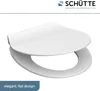 Sedile per WC SCHÜTTE Duroplast SLIM WHITE, sedile per WC Anteprima dell’immagine prodotto 4