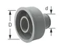 Obojok STEDO Unitas pre WC s Ø 48 mm (D) x Ø 28-30 mm (d) Náhľad obrázku produktu 2