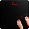 Digitální osobní váha do 150 kg, černá skleněná váha s LED Náhled obrázku produktu 1