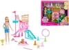 A Barbie Stacie doll and her dog playground playset, with the product packaging shown in the upper right corner. Produktbild-Vorschau