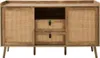 Sideboard mit 2 Türen und 2 Schubladen, mit Rattanfronten, Produktbild-Vorschau 1