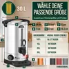 TRESKO® glühweinkoker, 30 l/2500 W, inmaaktoestel van Productafbeelding-voorbeeld 8