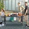 JOIEYOU Campingtisch Klappbar Klapptisch Höhenverstellbar Produktbild-Vorschau 4