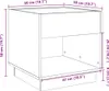vidaXL Nachttisch mit Infinity-LED Räuchereiche 50x50x50 cm Produktbild-Vorschau 8