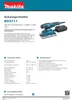 Makita Schwingschleifer BO3711J Produktbild-Vorschau 27