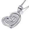 Morella® Damen Halskette Herz Buchstabe S 925 Silber Produktbild-Vorschau 2