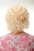 WIG ME UP Perücke Locken Hellblond schulterlang Proll Produktbild-Vorschau 3