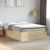 vidaXL Bettgestell Sonoma-Eiche 120x200 cm Holzwerkstoff Produktbild-Vorschau 2