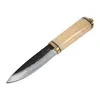 Wikinger Messer mit Knochengriff und Lederscheide Ess- und Produktbild-Vorschau 3
