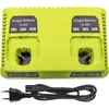 Nabíječka na 2 akumulátory pro Ryobi 18V One+, ekv. RC18240 Náhled obrázku produktu 3