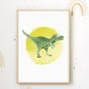 Dinosaurier Bilder 4er Set DIN A4 Kinderzimmer Dino Poster Produktbild-Vorschau 3