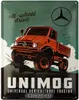 Insegna di latta Mercedes-Benz Unimog Anteprima dell’immagine prodotto 1