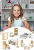 Großes 3-stöckiges Puppenhaus aus Holz Ricokids RK-878 Produktbild-Vorschau 11
