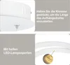 ZMH Lampa wisząca do jadalni Lampa wisząca LED: 40CM Biała Podgląd zdjęcia produktu 8