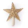 Salcar 25 cm Christbaumspitze Stern Stroh Strohsterne für Produktbild-Vorschau 2