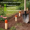 FOR THE GARDEN 50 Stück 100 cm Länge Rot Lackierte Spitze Produktbild-Vorschau 2