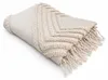 Winter Kuscheldecke mit Fransen » Ibiza Style Wolldecke » Produktbild-Vorschau 3