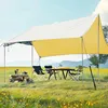 Izrielar 2pcs Zeltstangen 2m Silber Tarpstange Sonnensegel Produktbild-Vorschau 9