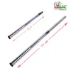 Two silver vacuum cleaner extension tubes are shown on a white background, with measurements indicated. Produktbild-Vorschau