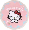 Hello Kitty Runder Teppich, rosa, rutschfest, mit Spitze Produktbild-Vorschau 2