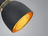 LED Wandstrahler innen, Metall Schwarz Drahtgitter Gold, Produktbild-Vorschau 4