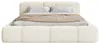 Selsey Bowia – Lit rembourré 200 x 200 cm, peluche beige Voir les images du produit 6