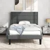 MODFU Polsterbett Einzelbett 90x200cm Leinen Jugendbett mit Produktbild-Vorschau 9