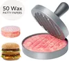 Pressa per hamburger in acciaio inox antiaderente 11,5 cm Anteprima dell’immagine prodotto 2
