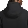 Close-up of the back of a black hoodie. Náhled obrázku produktu
