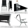 Ensemble de sièges en aluminium 8+1 - argent Voir les images du produit 5