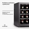 Klarstein voľne stojaca 1-zónová chladnička na víno, malá Náhľad obrázku produktu 4