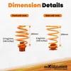 Kit de suspension š€ vis filetšŠes Pour BMW E30 323i / 324D Voir les images du produit 10