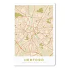 MuchoWow® Mauspad Mousepad Herford - Karte - Stadtplan - Produktbild-Vorschau 1