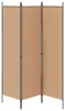 vidaXL Paraván béžový 150 x 180 cm látkový Náhled obrázku produktu 5