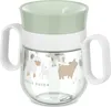 A baby's sippy cup with farm animal illustrations. Produktbild-Vorschau