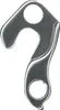 XLC DO-A44 Schaltauge Aluminium, schwarz oder silber (Farbe Produktbild-Vorschau 1