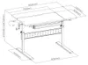 Verstellbarer Kinderschreibtisch Spacetronik XD SPE-X102WL Produktbild-Vorschau 7