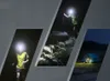 Collage of three images showing people using headlamps for outdoor activities at night, including running, hiking, and camping. Náhľad obrázku produktu